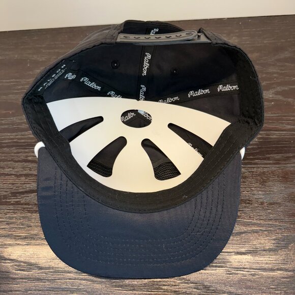 Malbon Golf Hat Boys One Size Black Snapback Adjustable Celebrity Golf Classic - Picture 5 of 7